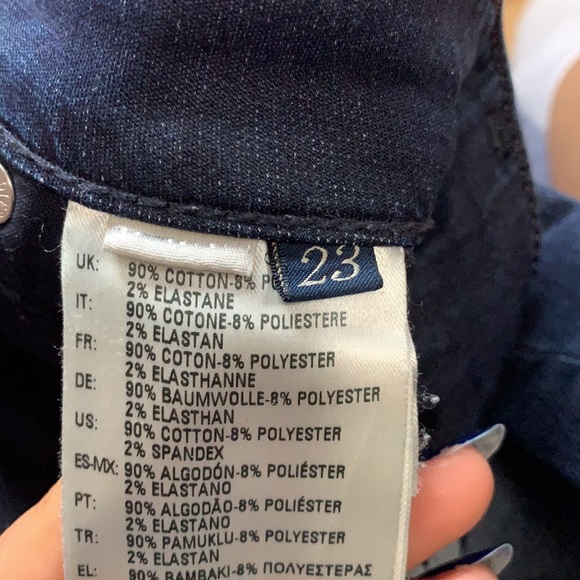 Diesel jeans blue boyfriend cut oversized high waist tight at the bottom part - Picture 8 of 12